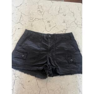 American Eagle Navy Blue Y2K Cargo Shorts – Women’s Size 8